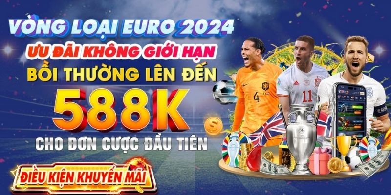 Khuyến mãi EE88 ngập tràn, nhận thưởng hàng triệu đồng Hòa cùng không khí sôi động mùa Euro với siêu ưu đãi của nhà cái